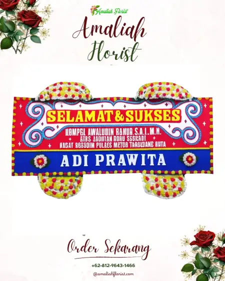 Papan Bunga Ucapan Selamat Tijayan